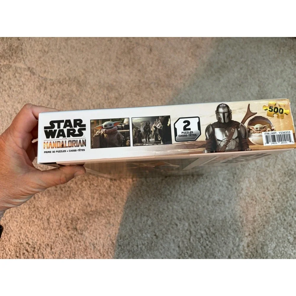 Prime 3D Puzzles Star Wars The Mandalorian 2-Pack 500-Piece 3D Puzzles 6+